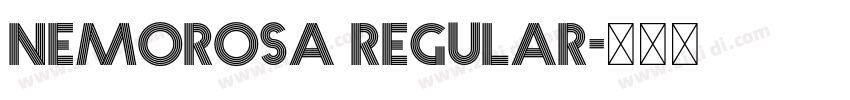 Nemorosa Regular字体转换